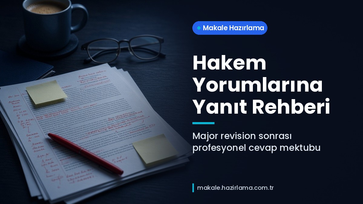 Şu anda görüntülediğiniz: Hakem Yorumlarına Nasıl Yanıt Verilir? Major Revision Cevap Mektubu Rehberi