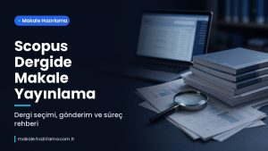 Makale hakkında daha fazla bilgi edinin Scopus Dergide Makale Yayınlama: Dergi Seçimi, Gönderim ve Süreç Rehberi