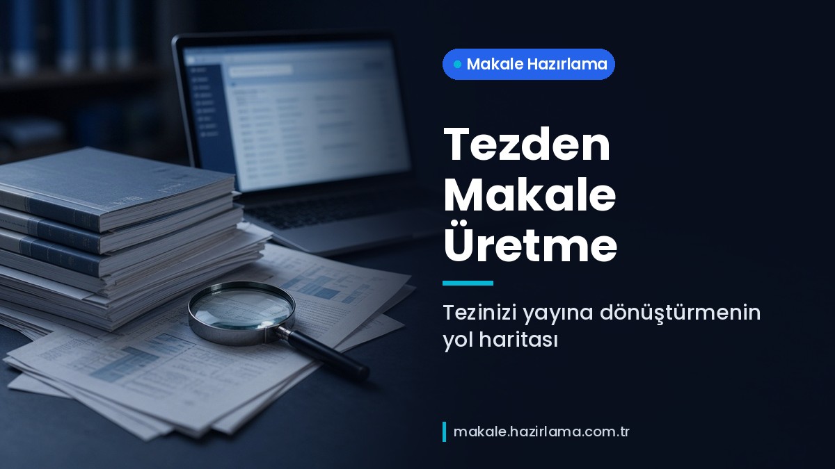 Şu anda görüntülediğiniz: Tezden Makale Üretme: Yüksek Lisans ve Doktora Tezini Makaleye Dönüştürme Rehberi